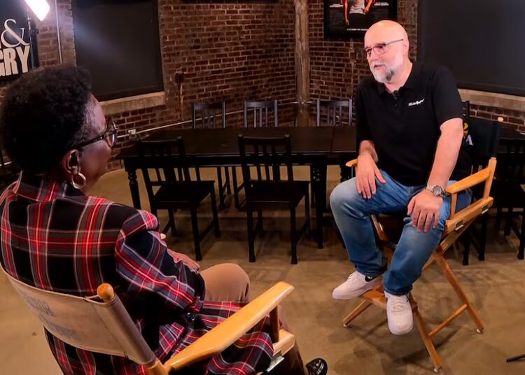 Kym Clark, do Action News 5, conversa com o diretor e roteirista Craig Brewer