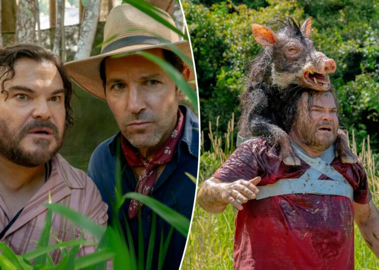 Crítica de 'Anaconda': Jack Black e Paul Rudd refazem o filme da cobra de J.Lo em uma comédia engraçada e mediana