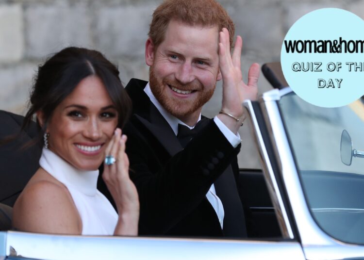Desde os primeiros encontros até o dia do casamento, teste seus conhecimentos sobre a história de amor de Harry e Meghan