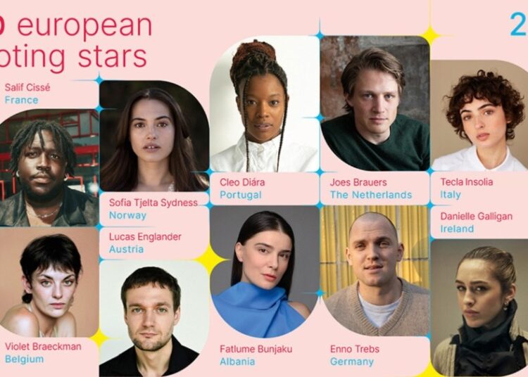Dez atores europeus promissores selecionados para o programa Shooting Stars