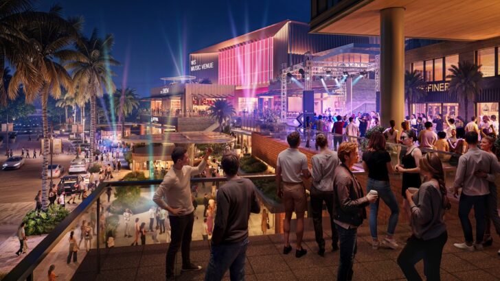 Distrito de entretenimento com 3.500 lugares planejado no centro de Tampa