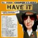 Dr John Cooper Clarke anuncia turnê pelo Reino Unido em 2026 “através dos melhores e mais recentes trabalhos”, junto com o novo livro ‘Have It’