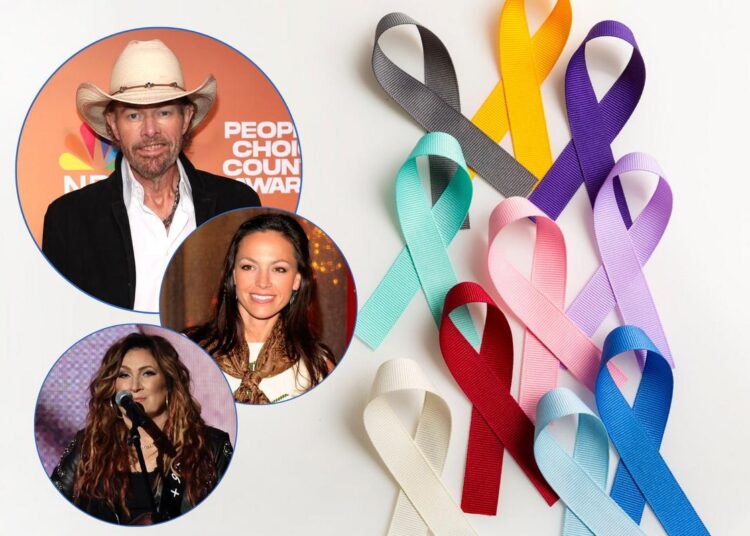 Esses 36 cantores country lutaram contra o câncer