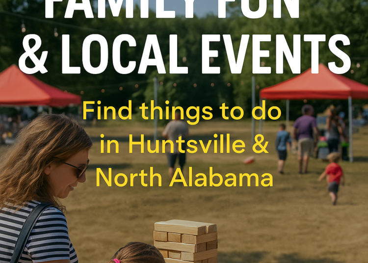 Eventos Rocket City Mom - Diversão em família em Huntsville e norte do Alabama