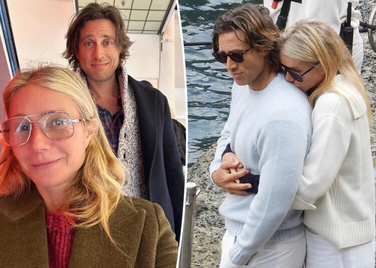 Gwyneth Paltrow admite que se sente ‘sozinha’ durante as férias com o marido ‘Grinch’ Brad Falchuk