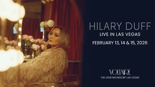Hilary Duff anuncia shows em Las Vegas no fim de semana do Dia dos Namorados