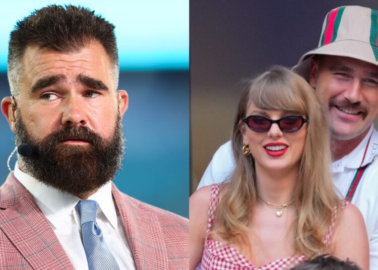 Jason Kelce sugere que Taylor Swift e Travis Kelce podem quebrar uma grande tradição de casamento