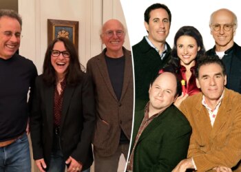 Jerry Seinfeld, Julia Louis-Dreyfus Larry David têm reunião de ‘Seinfeld’
