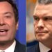 Jimmy Fallon eviscera Pete Hegseth do nada com uma frase brutal