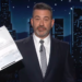 Jimmy Kimmel tem uma resposta rica depois de receber um cheque com o nome de Trump