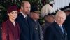 Kate Middleton, Príncipe William e Rei Carlos III no primeiro dia da visita de estado do Emir do Catar ao Reino Unido
