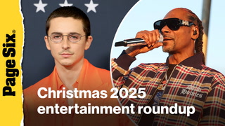 'Marty Supreme', programa do intervalo de Natal da NFL, gravações de filmes de Natal e mais