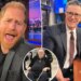 Meghan Markle compartilha um clipe desagradável do Príncipe Harry em ‘Colbert’ depois que pai distante é hospitalizado