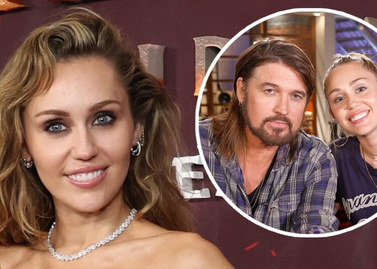 Miley Cyrus escreve uma música para o pai Billy Ray Cyrus após a rivalidade