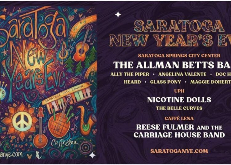 O Condado de Saratoga se prepara para as festividades de Ano Novo com música, diversão para a família e muito mais