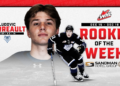 Perreault, atacante do Royals, eleito o novato da semana do Sandman WHL
