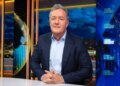 Piers Morgan e Susanna Reid se reencontram enquanto uma série de estrelas de TV relaxam na festa de Natal