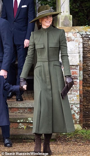 Kate parecia country glam em Sandringham 2022