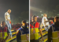 Post Malone sofre uma queda dramática no meio do show na Índia, veja o vídeo