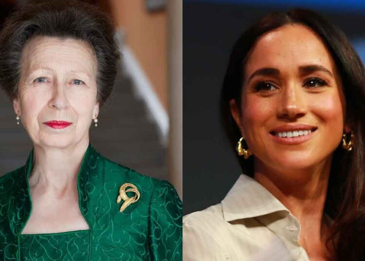 Princesa Anne mostra a Meghan os costumes da família real