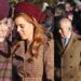 Princesa Beatrice e Eugenie juntam-se à família real para a missa de Natal em Sandringham