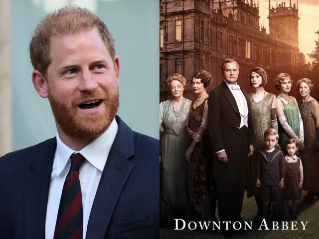 Príncipe Harry, brincando, compara a vida real a 'Downton Abbey' no almoço de Natal