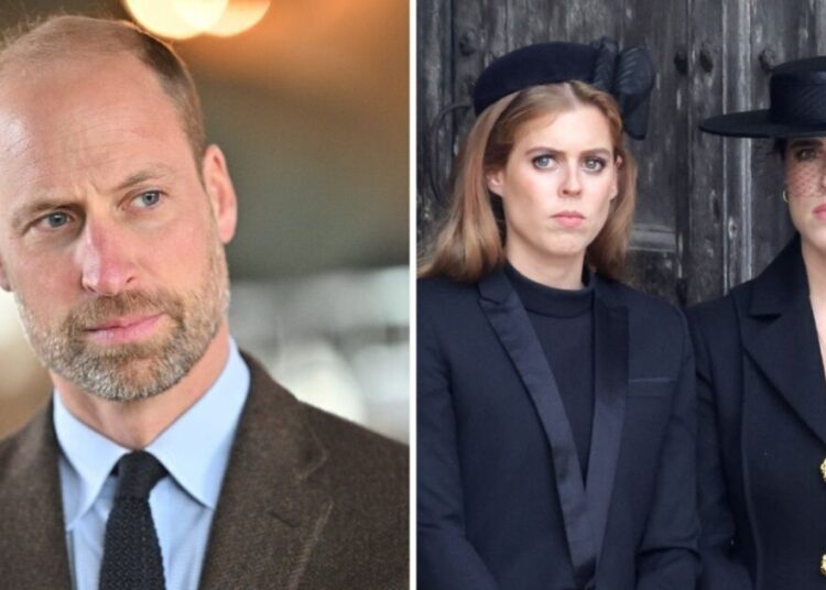 Príncipe William mostra cores verdadeiras com postura sobre Beatrice e Eugenie | Real | Notícias
