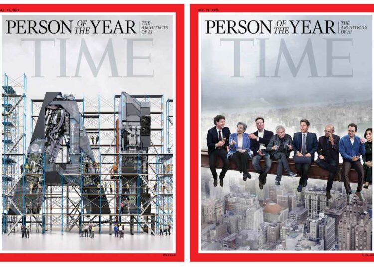 Revelada a personalidade do ano de 2025 da revista Time: arquitetos de IA explicados