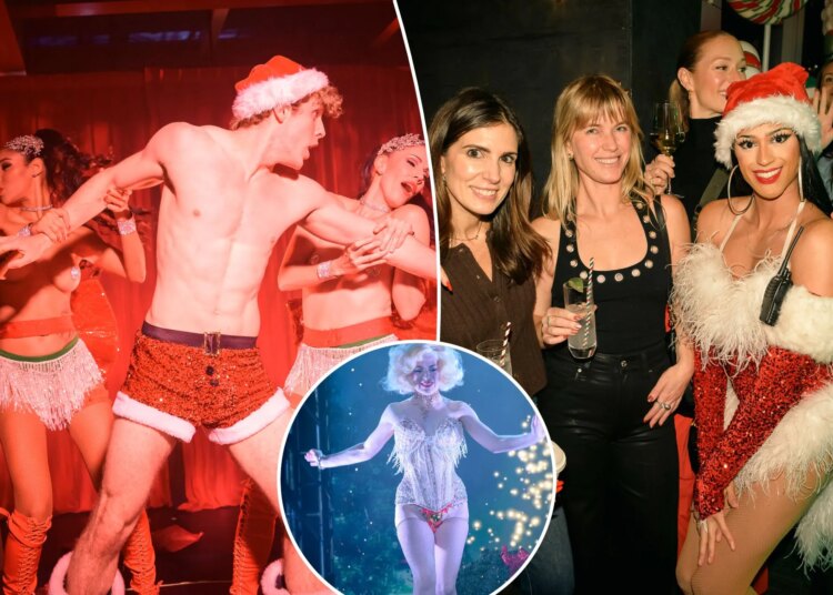 'Santa's Secret' NYC: dentro dos ingressos esgotados, sucesso burlesco de férias apenas para adultos