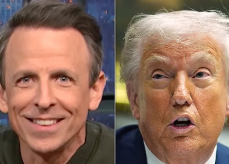Seth Meyers não está brincando com a conversa econômica 'fora de contato' de Trump