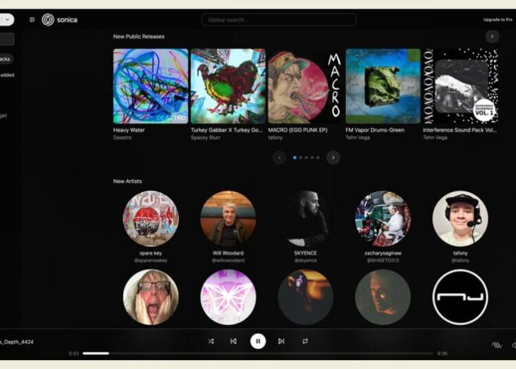 Sonica é uma nova plataforma musical que coloca os artistas de volta no controle