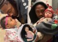 Stefon Diggs parece ter faltado às férias com Cardi B e posta fotos de seus 3 bebês