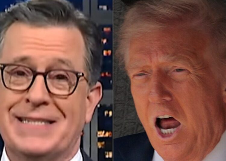 Stephen Colbert atinge Trump com uma ‘receita’ médica honesta