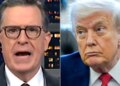 Stephen Colbert se concentra nas bolas de Donald Trump e depois assa outra parte do corpo