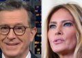 'Tão triste': Stephen Colbert se delicia com o vídeo de Natal não tão animado de Melania Trump