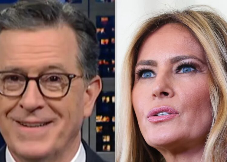 'Tão triste': Stephen Colbert se delicia com o vídeo de Natal não tão animado de Melania Trump
