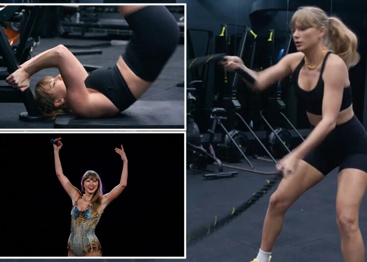 Taylor Swift revela treino que usou para se preparar para a turnê Eras