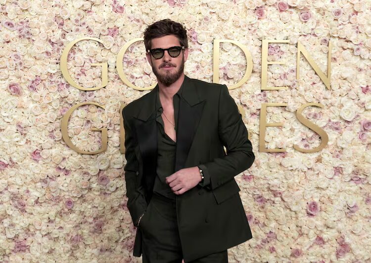 Andrew Garfield attends the 82nd Annual Golden Globe Awards