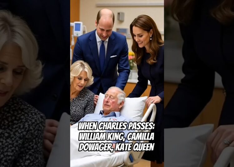 When Charles Passes: William King, Camilla Dowager, Kate Queen #royal #kate #kingcharles #camilla