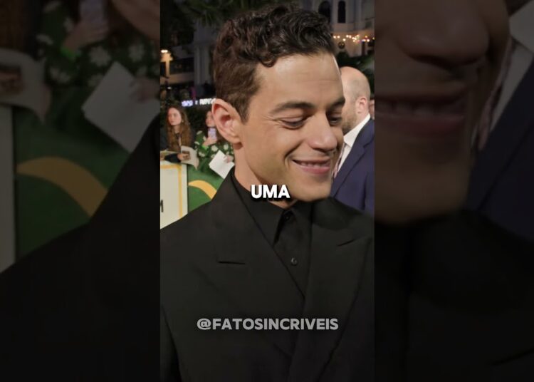Rami Malek o ator mais bravo do mundo!#curiosidades #noticias #brazil