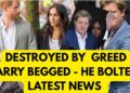 HARRY BEGGED – HE BOLTED DRAMA LATEST #royal #meghan #princeharry