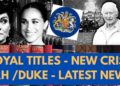 ROYAL TITLES CRISIS – LATEST #royal #news #britishroyalfamily
