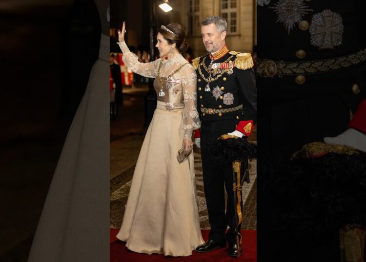 Danish Royal family at the first Banquet in 2026