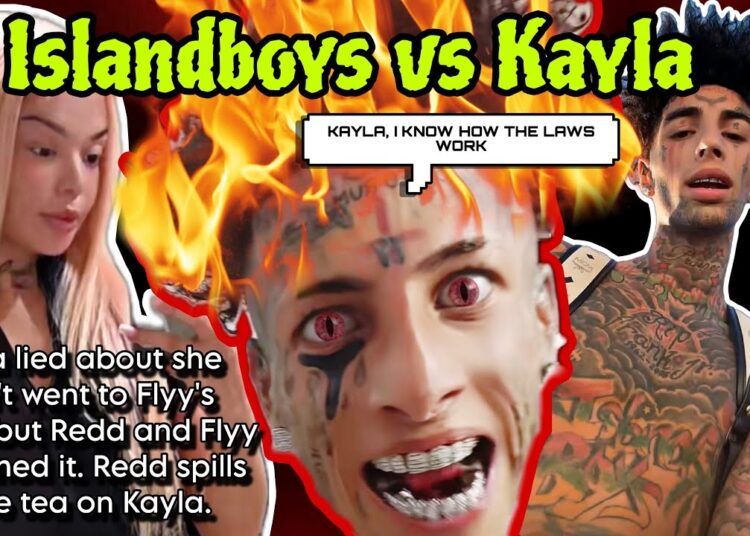 Redd and Flyy confirmed that Kayla did went to Flyy’s house #flyysoulja #kodiyakredd #islandboys