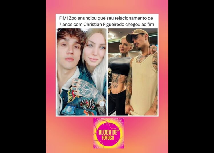 Zoo anunciou o fim do seu relacionamento com #Christianfigueiredo. #fofocas