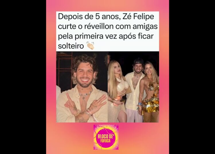 Depois de cinco anos, #zefelipe  viveu um réveillon diferente. #fofocas