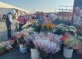 Desde madrugada. Mais de 100 vendedores estão oferecendo rosas a partir de US$ 1,75 no Mercado América desde segunda-feira, 29 de dezembro.