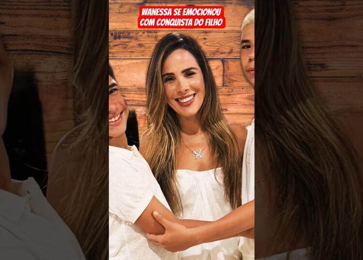 Wanessa se emocionou com conquista do filho #famosos #fofocas
