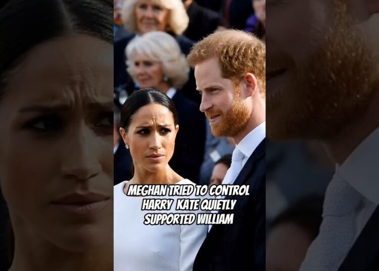Meghan tried to control Harry  Kate quietly supported William #princeharry #royal #meghanmarkle