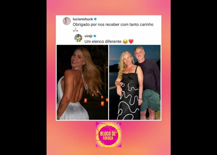 #lucianohuck  agradece #virginia  por receber ele e sua família na noite de ontem. #fofoca #fofocas